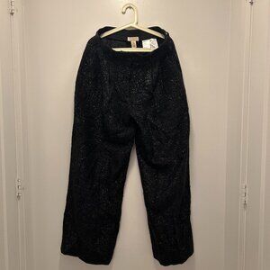 H&M Black Sequined Pants